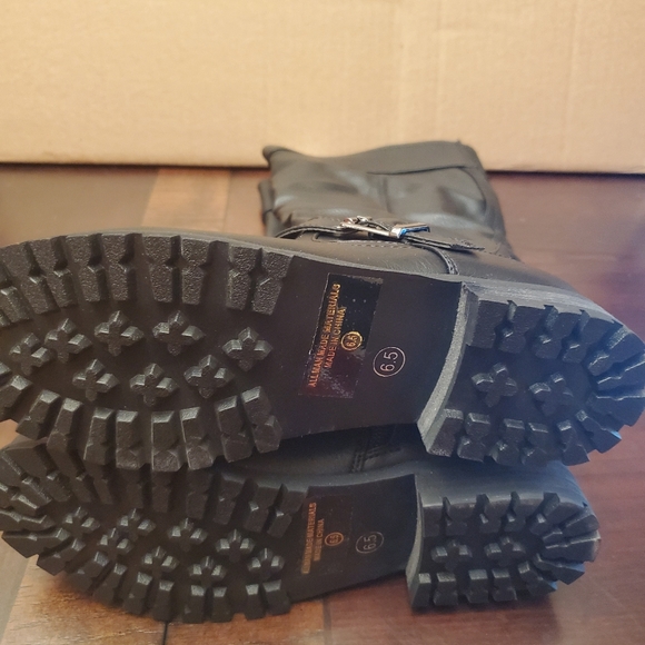 Knee High Military Style Combat Boots 6.5 - Picture 9 of 12